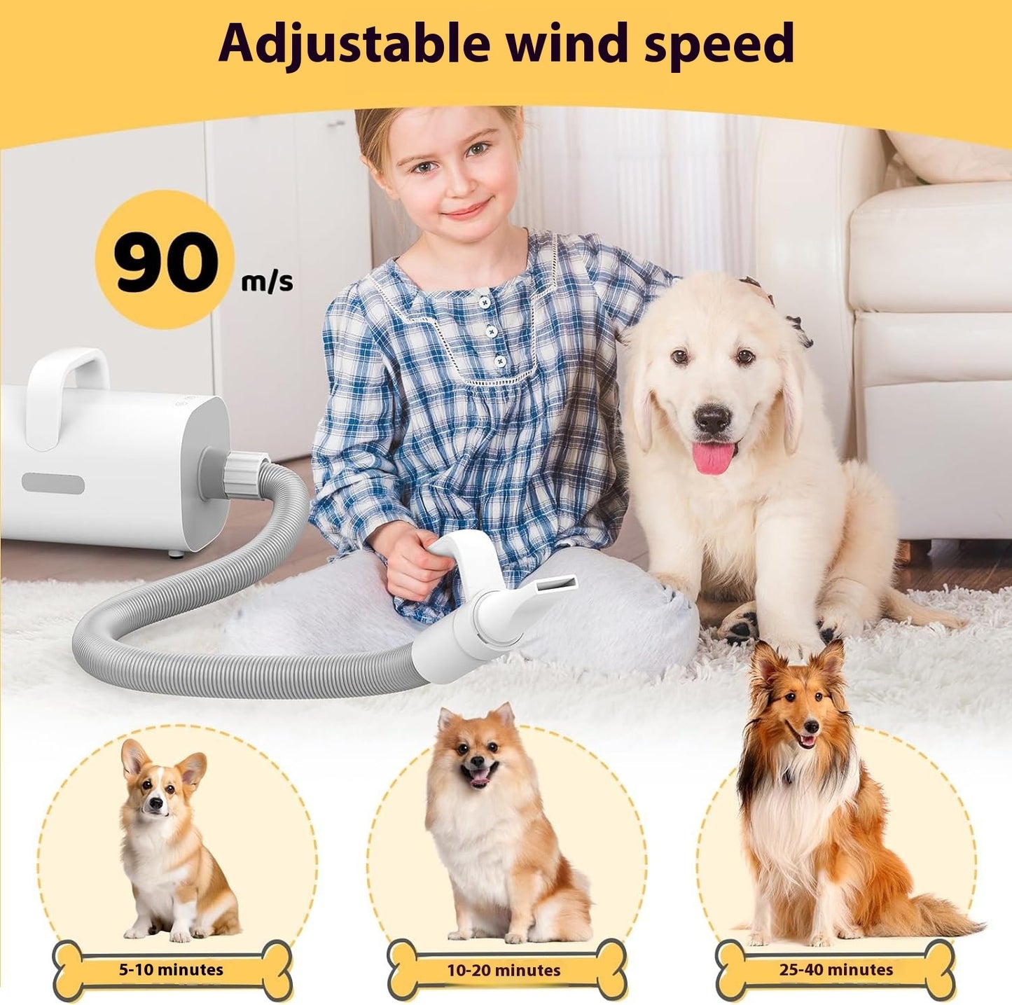 At-Home Pet Grooming Dryer System